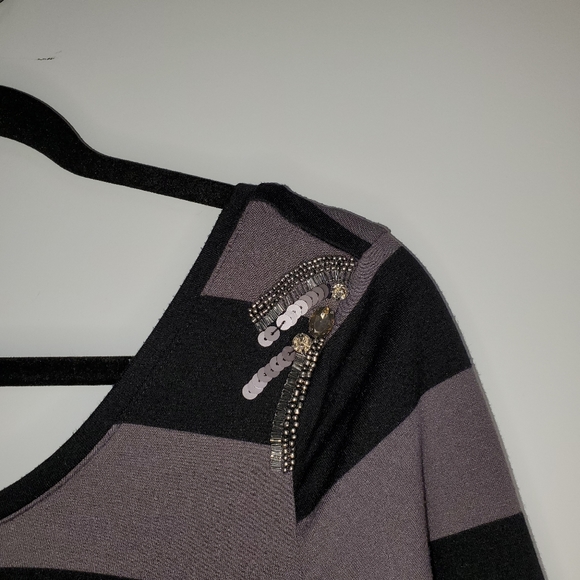 Jessica Simpson fitted striped dress size small - Picture 2 of 3